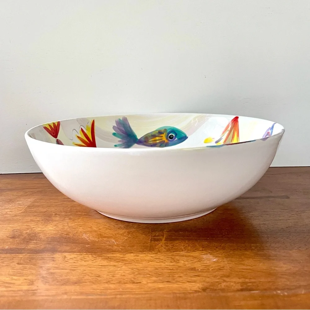 Vietri Pesci Colorati Deep Bowl 11” in Diameter